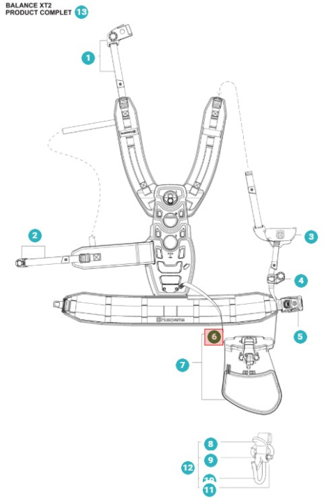 Band Pullstrap Xt2 Assy 5363736-01 in der Gruppe  bei GPLSHOP (5363736-01)