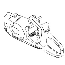 Gehäusebaugruppe 240I 5366631-01 in der Gruppe Ersatzteile / Ersatzteile Motorsägen / Ersatzteile Husqvarna 240i bei GPLSHOP (5366631-01)
