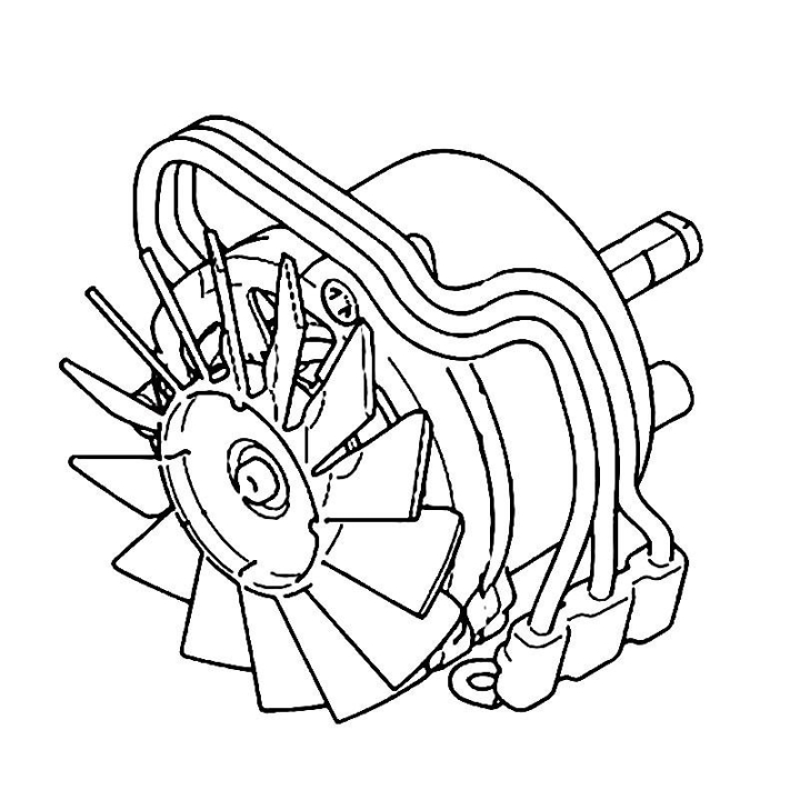 Motorbaugruppe 25-Stapel-Kettensäge R 5369885-01 in der Gruppe Ersatzteile / Ersatzteile Motorsägen / Ersatzteile Husqvarna 542i XPG bei GPLSHOP (5369885-01)