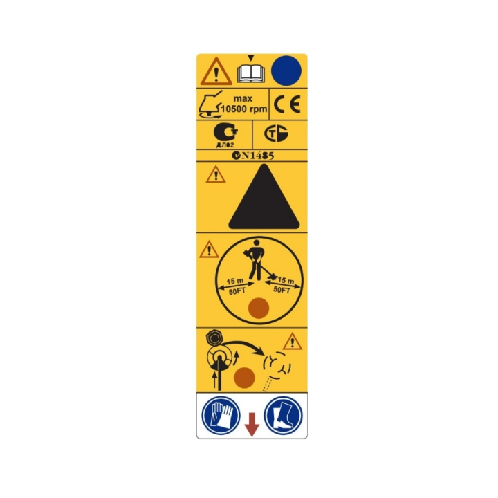 Aufkleber 5372947-07 in der Gruppe Ersatzteile / Ersatzteile Freischneider / ➤Serie 300 / Ersatzteile Husqvarna 343R bei GPLSHOP (5372947-07)