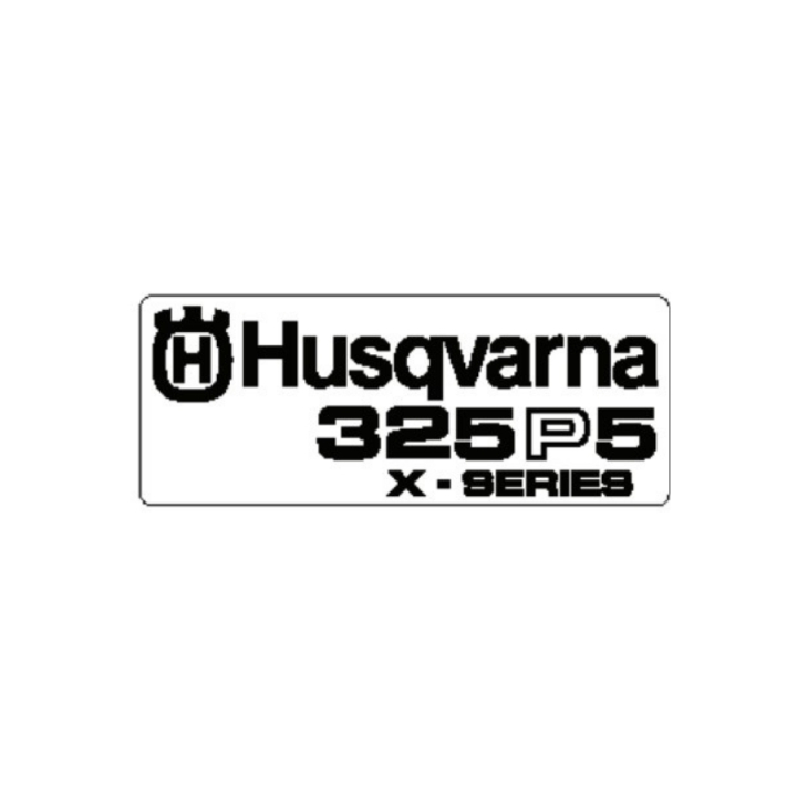 Aufkleber Zyl.,Deckel 5373533-28 in der Gruppe Ersatzteile / Ersatzteile Motorsägen / ➤Serie 300 / Ersatzteile Husqvarna 323P4 bei GPLSHOP (5373533-28)