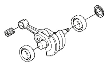 Kurbelwelle 5374146-01 in der Gruppe  bei GPLSHOP (5374146-01)
