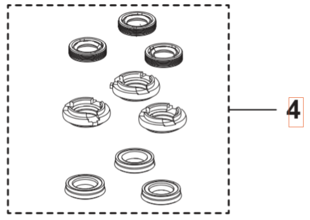 Dichtungssatz Dichtungssatz Pw125 5374861-01 in der Gruppe  bei GPLSHOP (5374861-01)