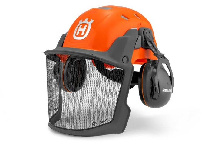 Husqvarna Forsthelm, Technical, orange fluoreszierend in der Gruppe Husqvarna Forst- und Garten produkte / Husqvarna Kleidung/Ausrüstung / Forsthelm bei GPLSHOP (5376446-01)