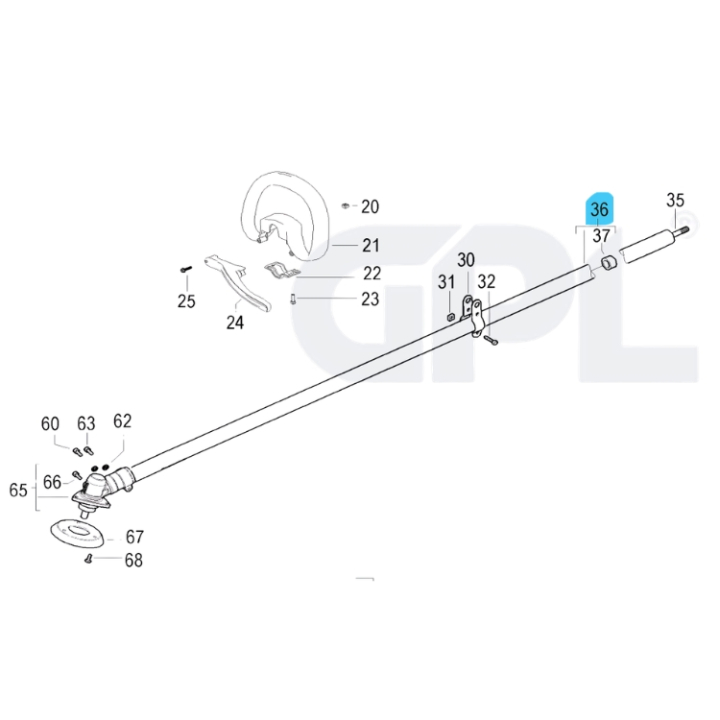 Takelrohr 5382424-42 in der Gruppe  bei GPLSHOP (5382424-42)