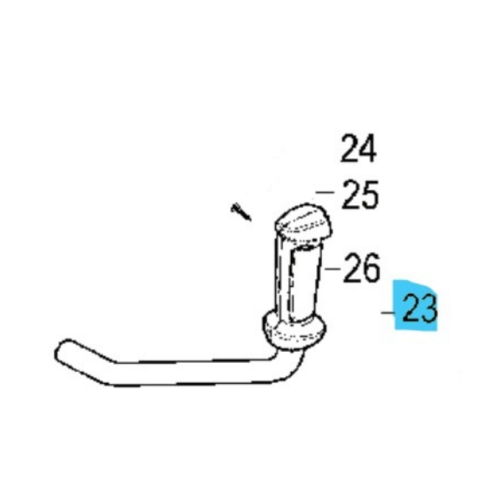 Griff Kompl 5382435-65 in der Gruppe Ersatzteile / Ersatzteile Partner Freischneider / Ersatzteile Partner B407B bei GPLSHOP (5382435-65)