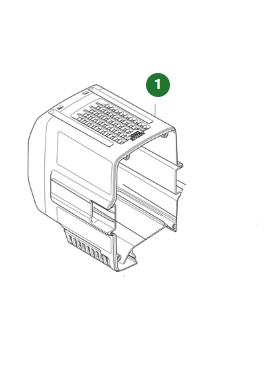Gehäuse Husqvarna B330X in der Gruppe Ersatzteile / Ersatzteile BLi Akkus & Ladegeräte / Ersatzteile Husqvarna B330X bei GPLSHOP (5386543-01)