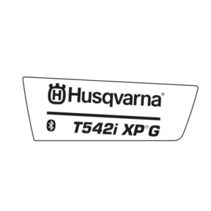 Aufkleber Produkt T542Ixpg Bt 5388371-03 in der Gruppe Ersatzteile / Ersatzteile Motorsägen / Ersatzteile Husqvarna T542i XPG bei GPLSHOP (5388371-03)