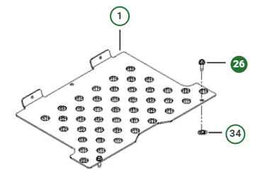 Blt 5/16-18 X 1 Thrd Form Zd 5391132-26 in der Gruppe  bei GPLSHOP (5391132-26)