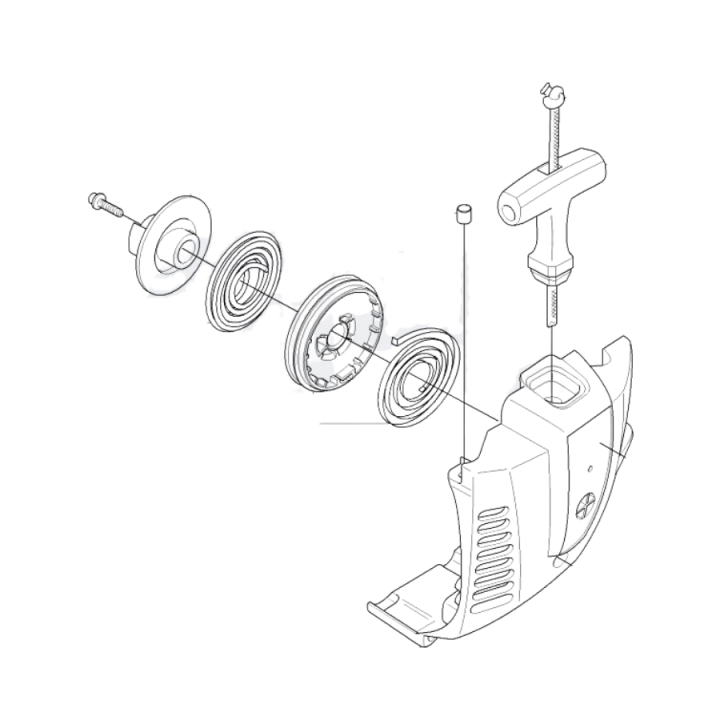 Starter Kpl 5440103-02 in der Gruppe Ersatzteile / Ersatzteile Jonsered Freischneider / Ersatzteile Jonsered GT2125 bei GPLSHOP (5440103-02)