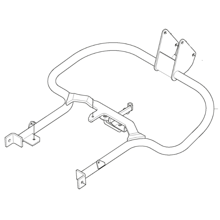 Rahmen in der Gruppe Ersatzteile / Ersatzteile Rider / Ersatzteile Husqvarna Rider 11C bei GPLSHOP (5440674-01)