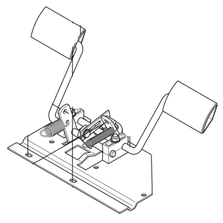 Pedalplatte in der Gruppe Ersatzteile / Ersatzteile Rider / Ersatzteile Husqvarna Rider 11C bei GPLSHOP (5441323-01)