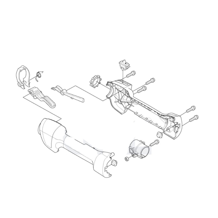 Griff, Gassteuerung 5441436-03 in der Gruppe Ersatzteile / Ersatzteile Jonsered Freischneider / Ersatzteile Jonsered GC2236 bei GPLSHOP (5441436-03)