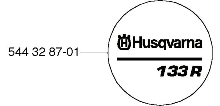 Aufkleber, Anlasser 5443287-01 in der Gruppe  bei GPLSHOP (5443287-01)