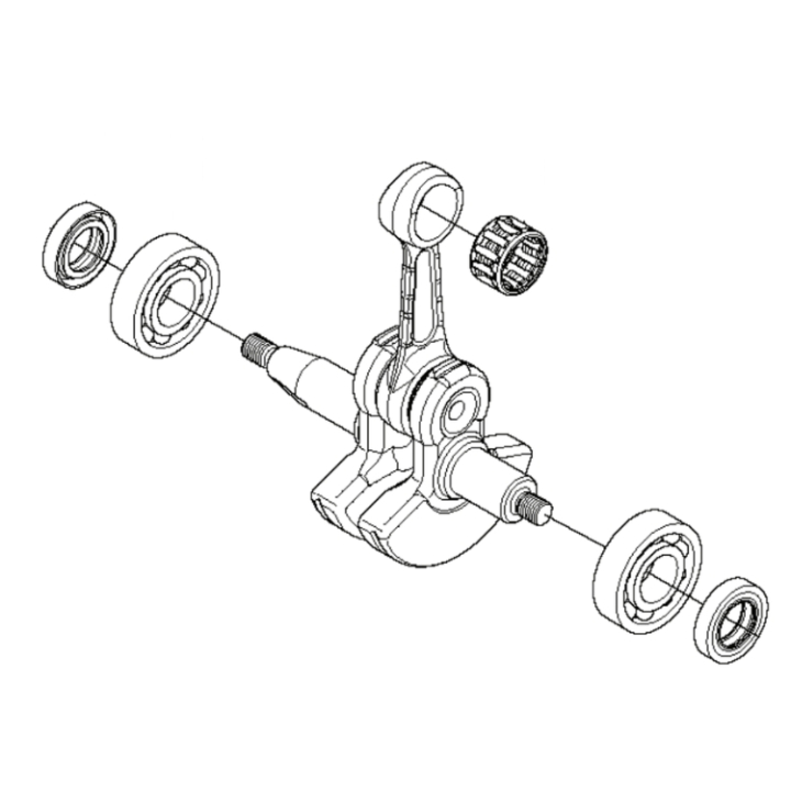 Kurbelwelle Kpl 5443813-01 in der Gruppe  bei GPLSHOP (5443813-01)