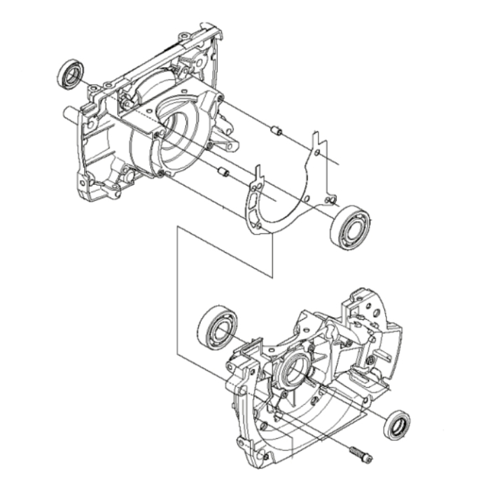 Kurbelgehäuse 5449525-03 in der Gruppe Ersatzteile / Ersatzteile Freischneider / Ersatzteile Husqvarna 555RXT bei GPLSHOP (5449525-03)