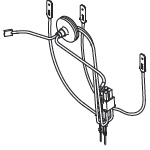 Wiring Charing base in der Gruppe Ersatzteile Roboter Rasenmäher / Ersatzteile Husqvarna Automower® 220 AC / Automower 220 AC - 2008 bei GPLSHOP (5449838-01)