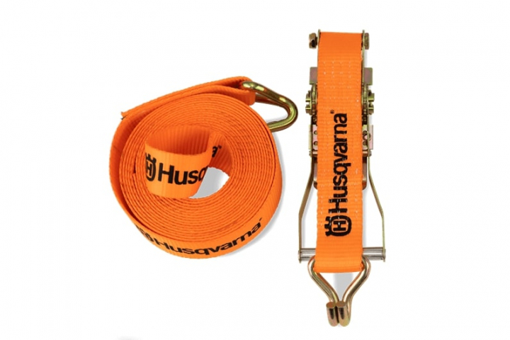 Husqvarna Spanngurt mit J-Haken für 5000 kg in der Gruppe Husqvarna Forst- und Garten produkte / Husqvarna Motorsägen / Zubehör Motorsägen bei GPLSHOP (5462475-03)