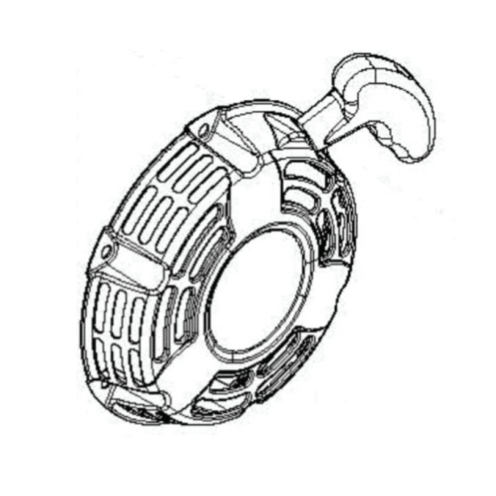 Rückstoßstarter 5465124-01 in der Gruppe Ersatzteile / Ersatzteile für Husqvarna Motorhacken / Ersatzteile Husqvarna TF120 bei GPLSHOP (5465124-01)