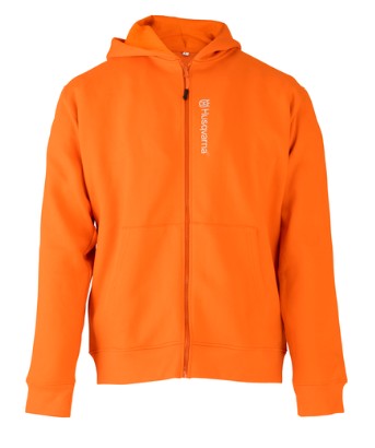 Husqvarna Zip Hoodie orange, M in der Gruppe Husqvarna Forst- und Garten produkte / Husqvarna Kleidung/Ausrüstung / Arbeitskleidung / Zubehör bei GPLSHOP (5471585-50)