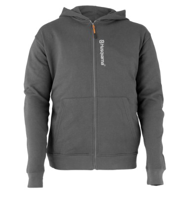 Husqvarna Hoodie Schwarz / Dunkelgrau, M in der Gruppe Husqvarna Forst- und Garten produkte / Husqvarna Kleidung/Ausrüstung / Arbeitskleidung / Zubehör bei GPLSHOP (5471588-50)