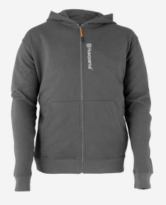 Husqvarna Hoodie Schwarz / Dunkelgrau, L in der Gruppe Husqvarna Forst- und Garten produkte / Husqvarna Kleidung/Ausrüstung / Arbeitskleidung / Zubehör bei GPLSHOP (5471588-54)
