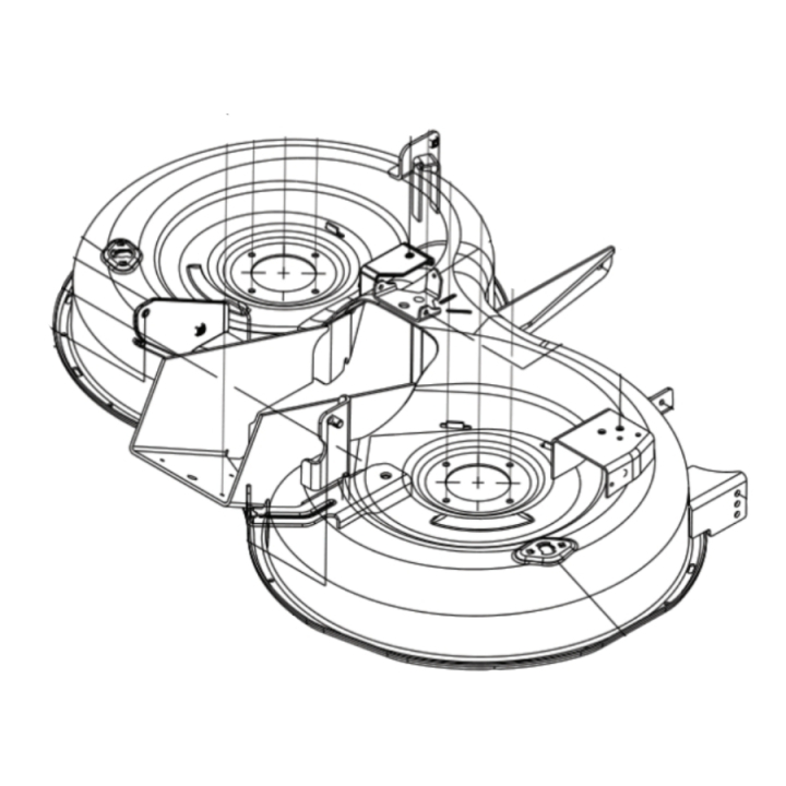 Mähdeck-Kit TC 114 Versio in der Gruppe Ersatzteile / Ersatzteile Rasentraktoren / Ersatzteile Husqvarna TC 114 bei GPLSHOP (5473167-04)