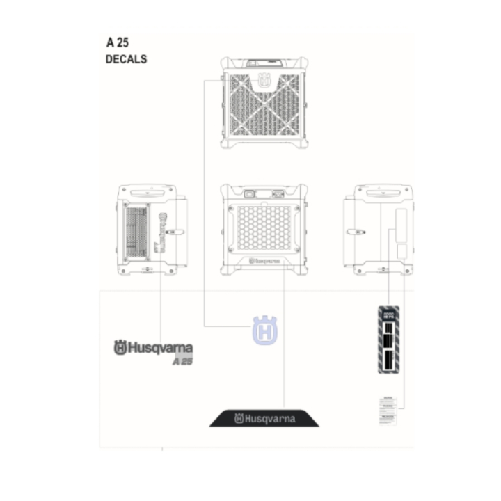 Aufklebersatz A25 EU/ROW in der Gruppe bei GPLSHOP (5478508-01)