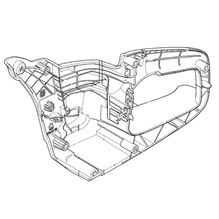 Hinterer Griff 5742118-01 in der Gruppe  bei GPLSHOP (5742118-01)