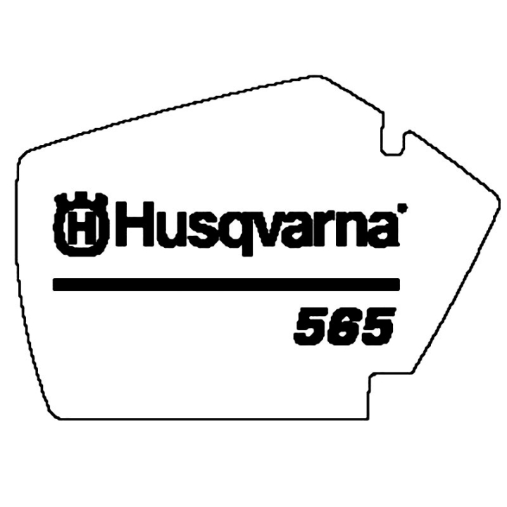Abziehbild 5753964-03 in der Gruppe Ersatzteile / Ersatzteile Motorsägen / Ersatzteile Husqvarna 565 bei GPLSHOP (5753964-03)