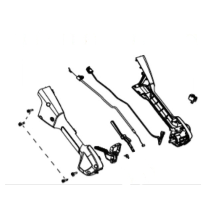 Gashebel Kompl 5756711-01 in der Gruppe Ersatzteile / Ersatzteile McCulloch Freischneider / Ersatzteile McCulloch B428PS bei GPLSHOP (5756711-01)