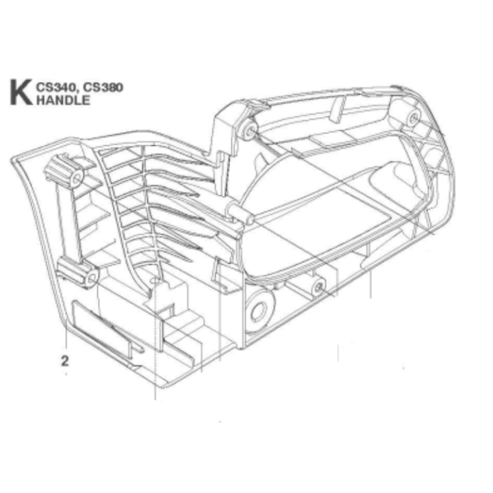 Hinterer Griff 5760255-01 in der Gruppe bei GPLSHOP (5760255-01)