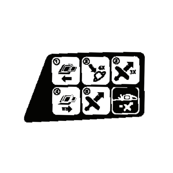 Abziehbild in der Gruppe Ersatzteile / Ersatzteile Heckenscheren / Ersatzteile Husqvarna 322HD60 bei GPLSHOP (5766456-01)