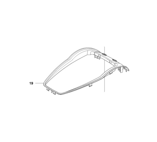 Rahmen in der Gruppe Ersatzteile Roboter Rasenmäher / Ersatzteile Gardena R70Li / Gardena R70Li - 2015 bei GPLSHOP (5777076-01)