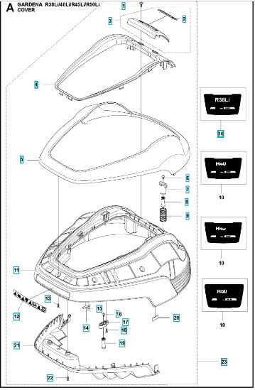 Karosseriesystem R50Li 5779553-08 in der Gruppe  bei GPLSHOP (5779553-08)