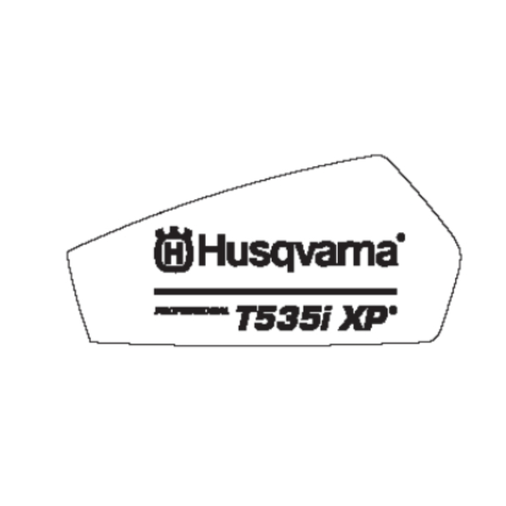 Aufkleber Produkt T535I XP 5782290-02 in der Gruppe Ersatzteile / Ersatzteile Motorsägen / Ersatzteile Husqvarna T535i XP bei GPLSHOP (5782290-02)