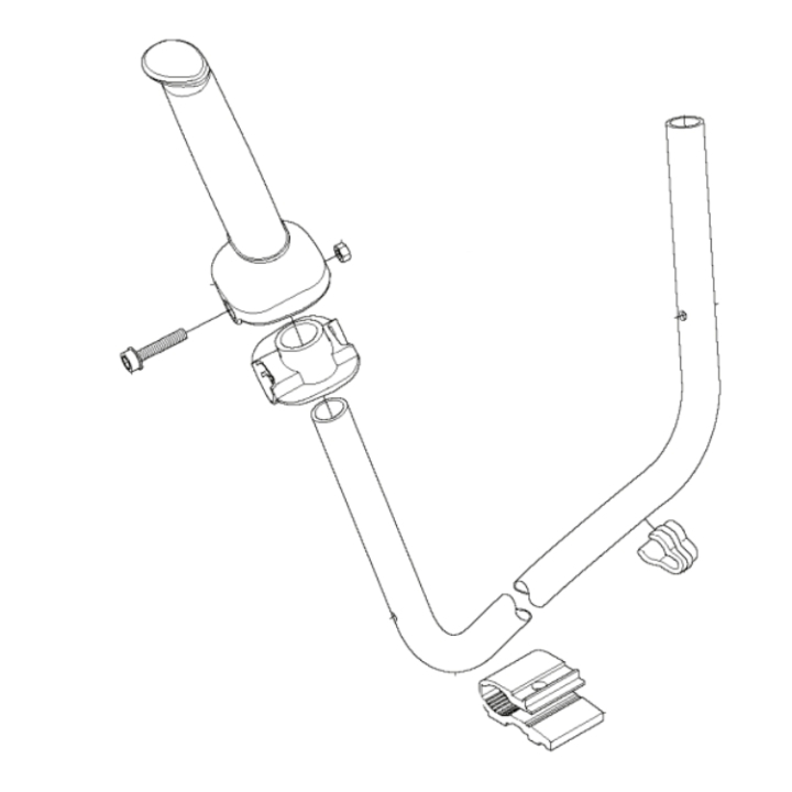 Lenker komplett Horda Grip 5782482-02 in der Gruppe Ersatzteile / Ersatzteile Freischneider / Ersatzteile Husqvarna 525RX/T bei GPLSHOP (5782482-02)