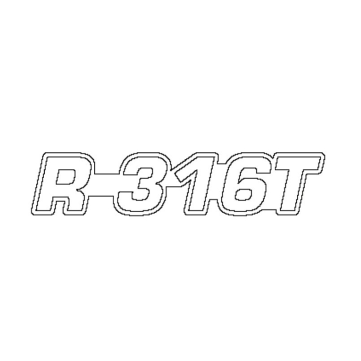 Abziehbild in der Gruppe Ersatzteile / Ersatzteile Rider / Ersatzteile Husqvarna Rider 316T bei GPLSHOP (5783645-07)