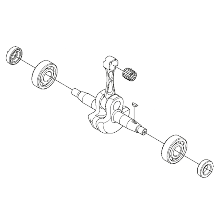 Kurbelwelle, Kpl in der Gruppe Ersatzteile / Ersatzteile Laubblasgeräte / Ersatzteile Husqvarna 580BTS bei GPLSHOP (5783851-01)