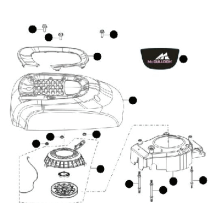 Abdeckungs-/Start-Kit 5798202-03 in der Gruppe  bei GPLSHOP (5798202-03)