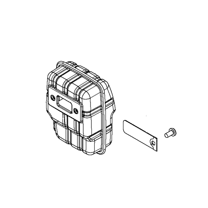 Schalldämpfer Kpl in der Gruppe Ersatzteile / Ersatzteile Heckenscheren / Ersatzteile Husqvarna 325HE4 bei GPLSHOP (5805236-02)