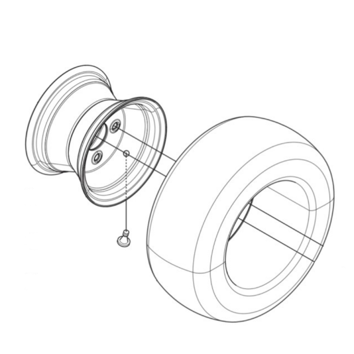 Radbaugruppe in der Gruppe Ersatzteile / Ersatzteile Rider / Ersatzteile Husqvarna Rider 422 TS AWD bei GPLSHOP (5806303-02)