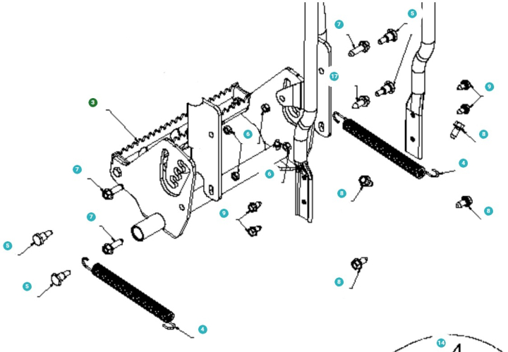 Fussplatte 5807903-01 in der Gruppe bei GPLSHOP (5807903-01)