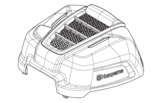 COVER CMPL ENGINE HOOD HUSQVARNA in der Gruppe Ersatzteile / Ersatzteile Gräsklippare / Ersatzteile Husqvarna Rider / Ersatzteile Rider 112C5 bei GPLSHOP (5816138-02)