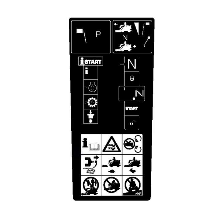 Warn-/Startaufkleber P524 5825700-06 in der Gruppe  bei GPLSHOP (5825700-06)