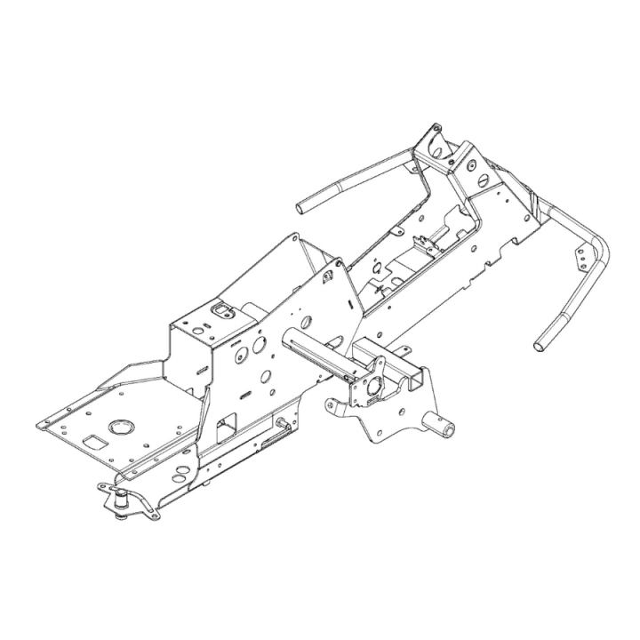 Fahrgestell 2Wd Schwarz in der Gruppe Ersatzteile / Ersatzteile Jonsered Aufsitzrasenmäher / Ersatzteile Jonsered FR 2216 MA bei GPLSHOP (5827581-03)