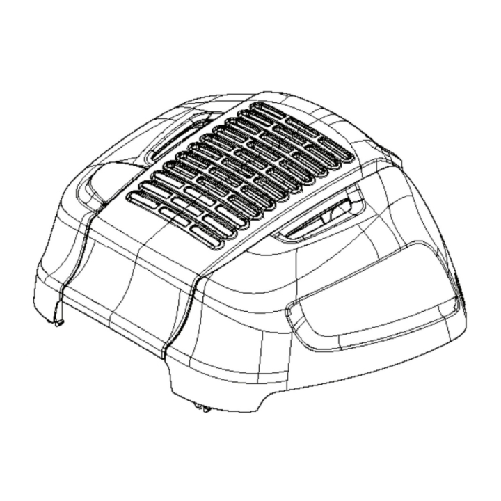 Abdeckung komplett Motorhaube in der Gruppe Ersatzteile / Ersatzteile Jonsered Aufsitzrasenmäher / Ersatzteile Jonsered FR 2312 MA bei GPLSHOP (5848190-01)