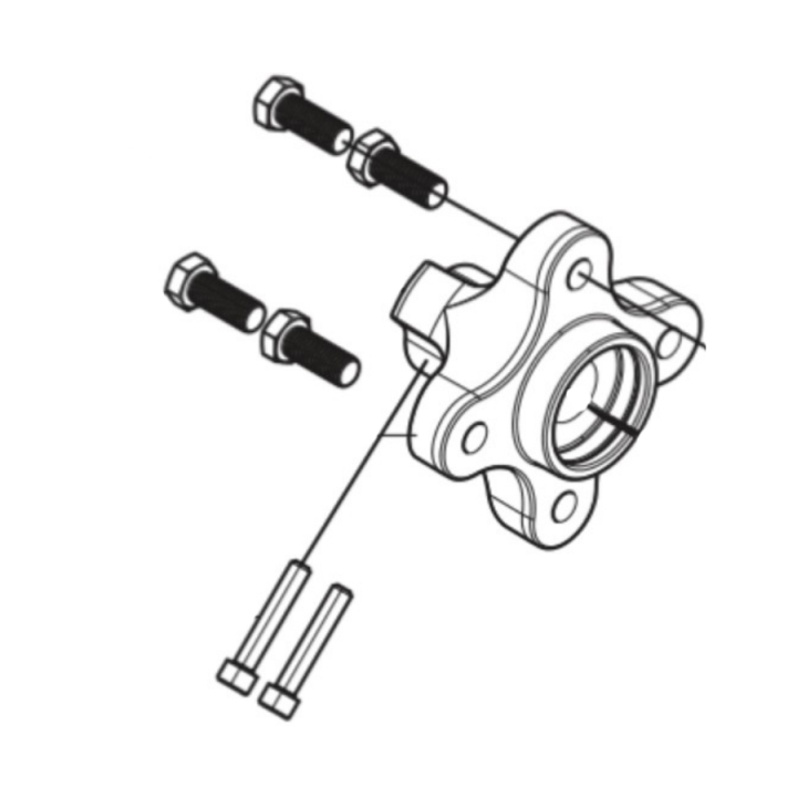 Nabe kpl in der Gruppe Ersatzteile / Ersatzteile Rider / Ersatzteile Husqvarna Rider 422 TS AWD bei GPLSHOP (5850468-01)