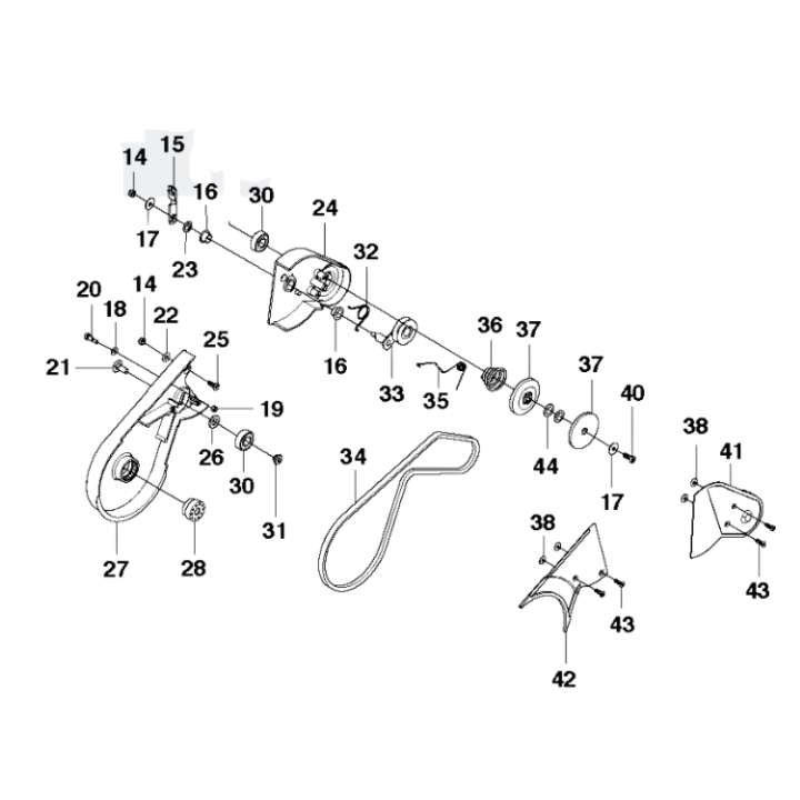 Übertragungssatz Kollektorgehäuse 5851927-03 in der Gruppe bei GPLSHOP (5851927-03)