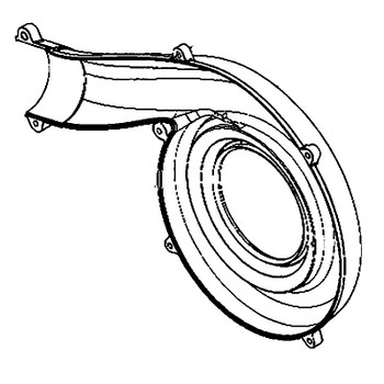 Muschelheu in der Gruppe Ersatzteile / Ersatzteile Laubblasgeräte / Ersatzteile Husqvarna 525BX bei GPLSHOP (5856126-01)